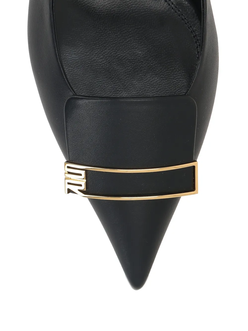 Sergio Rossi Slingback pumps met hak Zwart