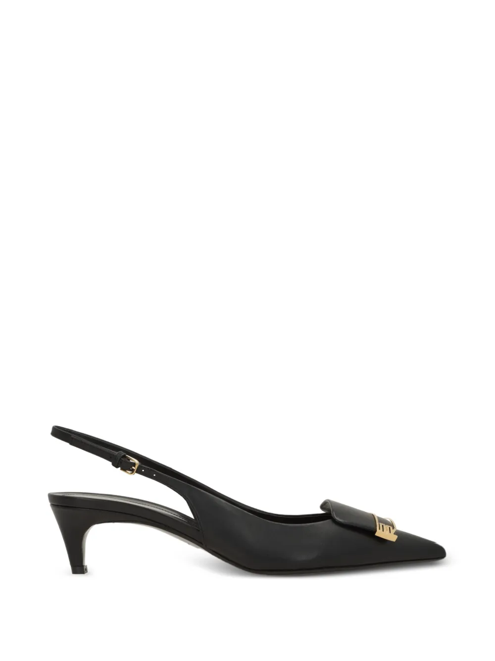 Sergio Rossi buckle heeled pumps - Nero