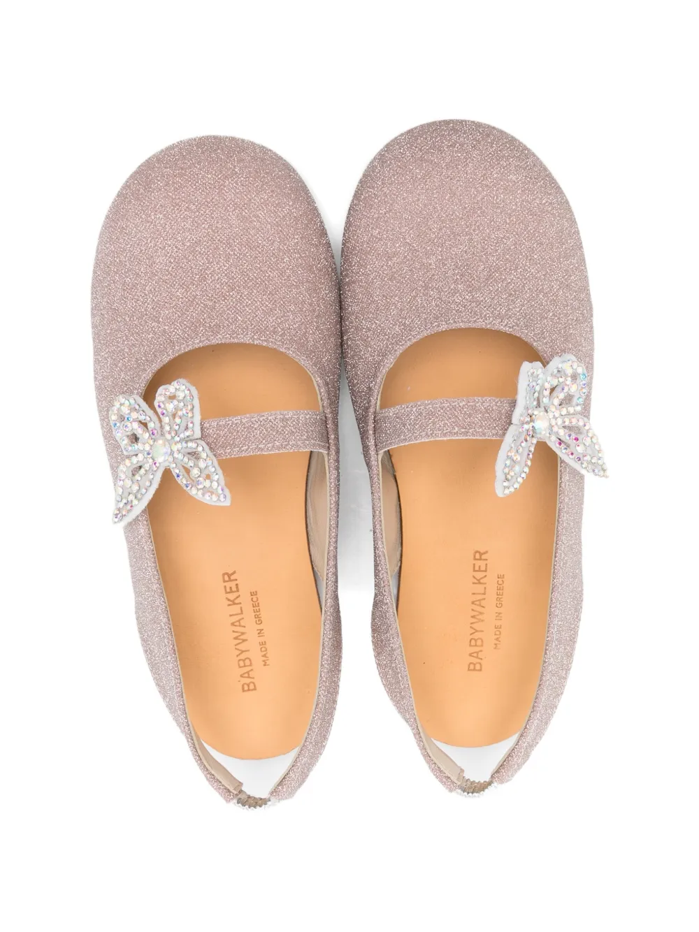 BabyWalker butterfly strap sandals Roze