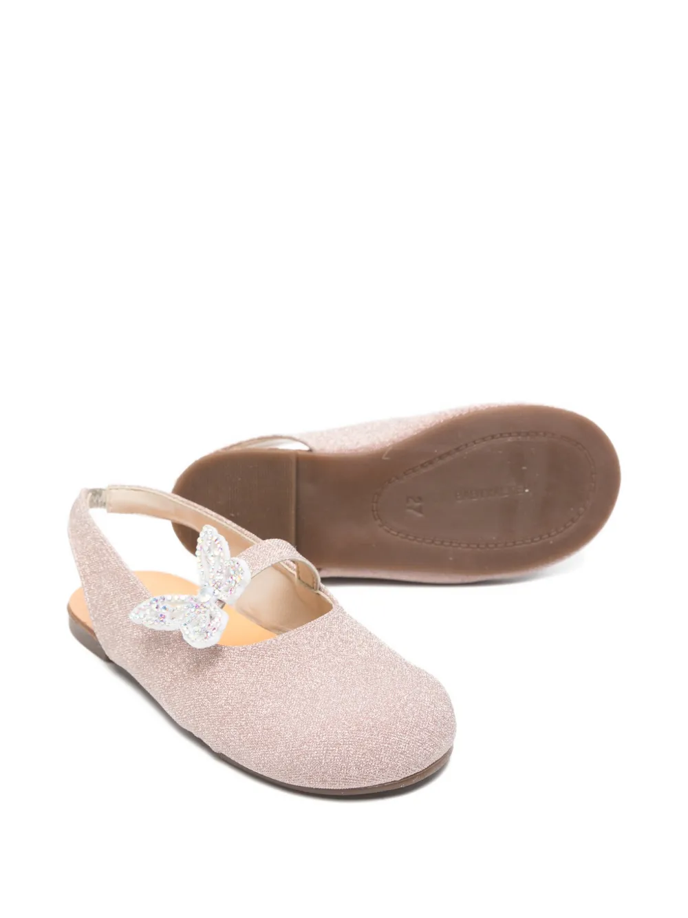 BabyWalker butterfly strap sandals Roze