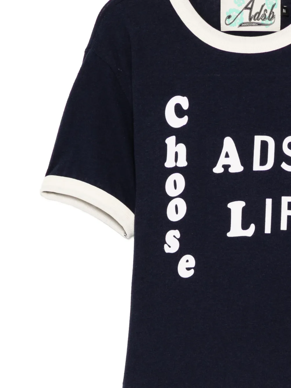  Andersson Bell Flocking Baby Ringer T-shirt - Blue 