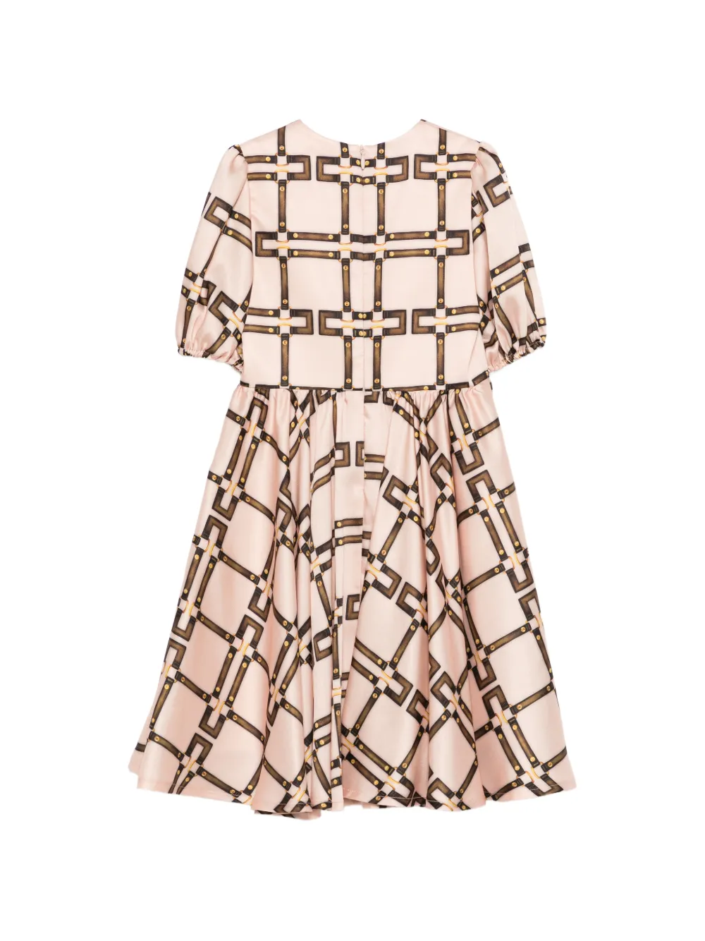 Elisabetta Franchi La Mia Bambina Jurk met patroon Roze