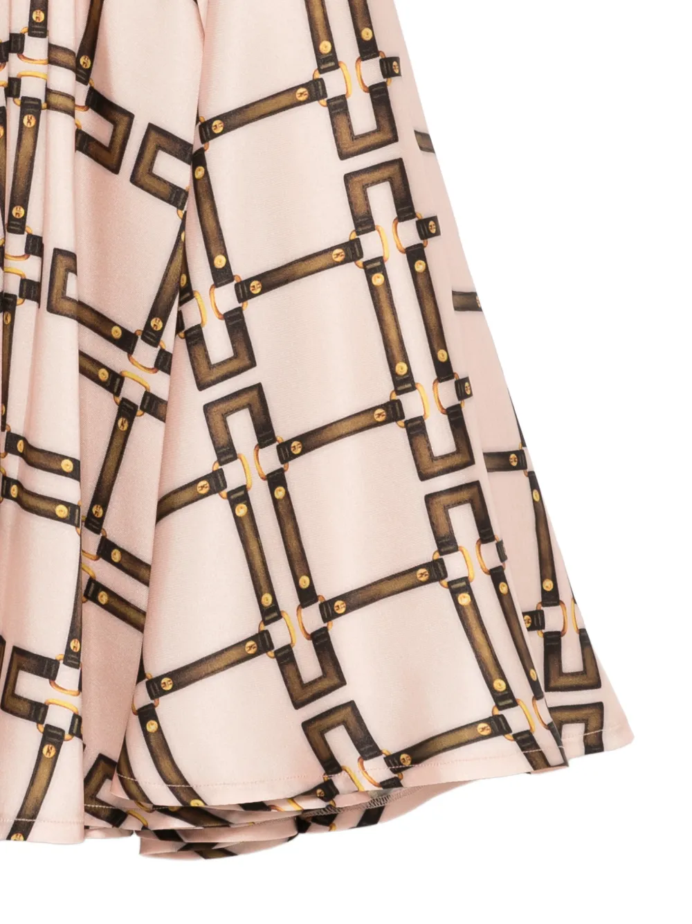 Elisabetta Franchi La Mia Bambina Jurk met patroon Roze