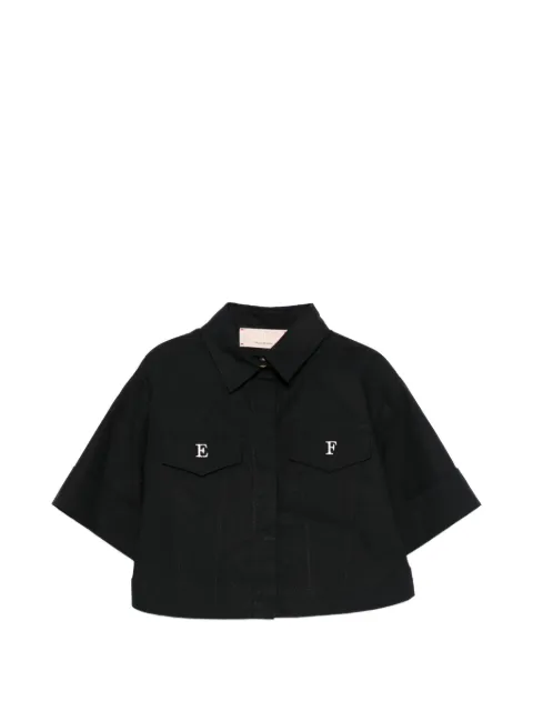 Elisabetta Franchi La Mia Bambina pocket crop top