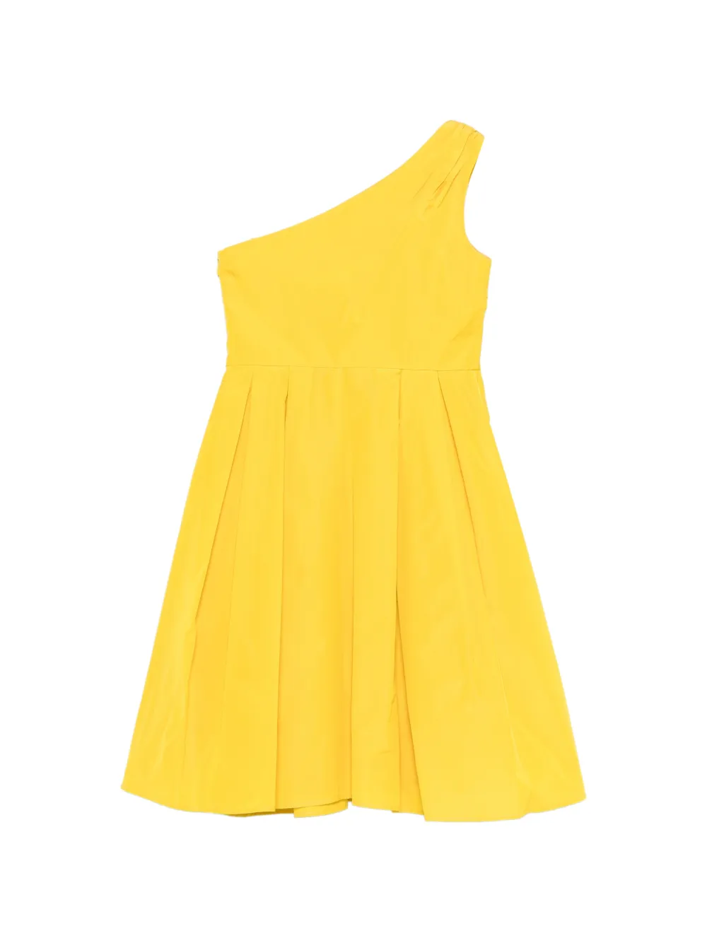 Elisabetta Franchi La Mia Bambina Asymmetrische jurk Geel