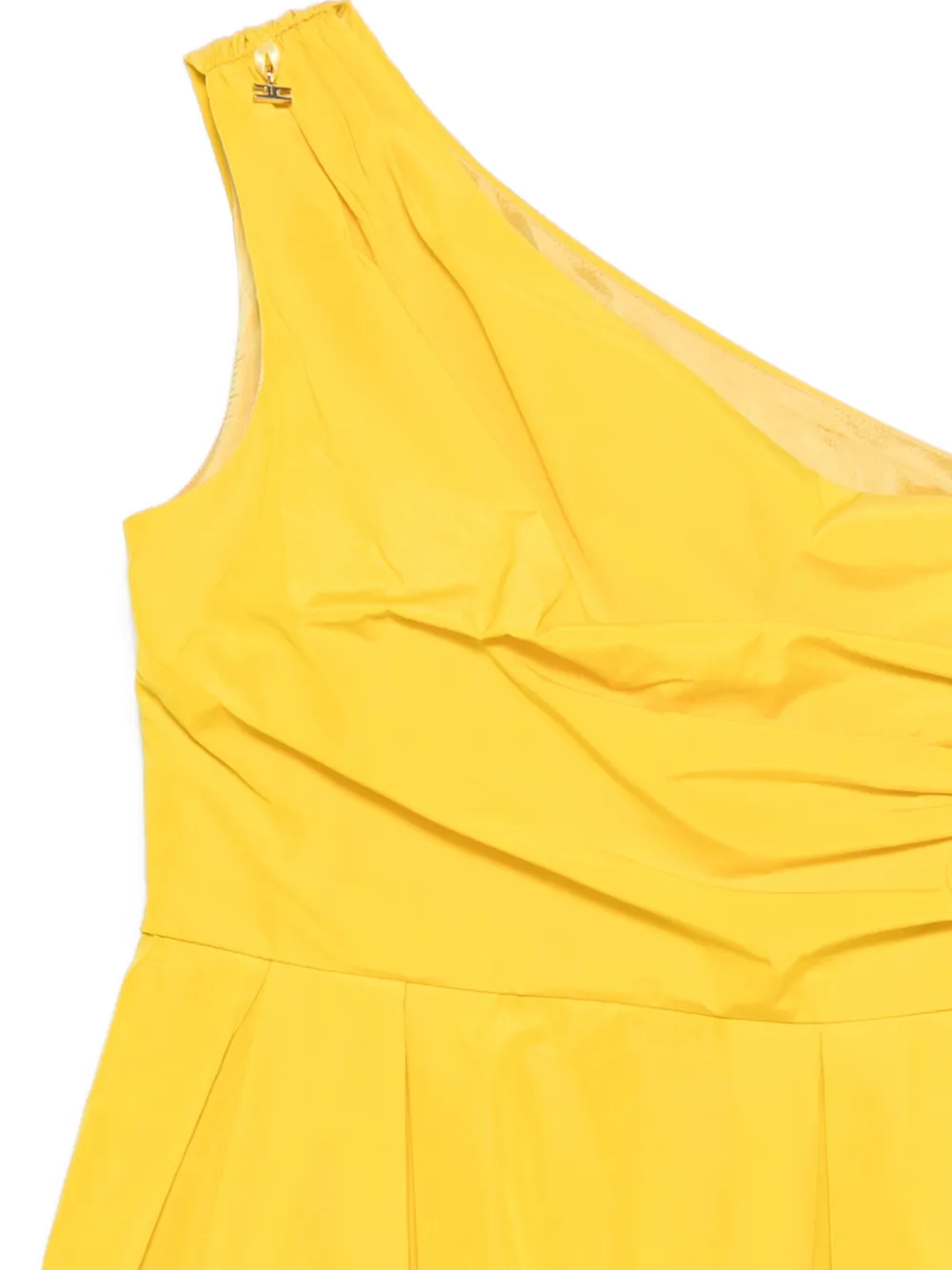 Elisabetta Franchi La Mia Bambina Asymmetrische jurk Geel