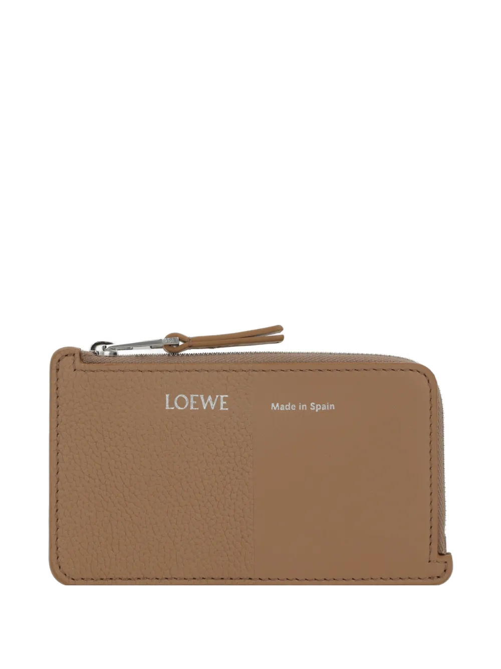 LOEWE grained leather card holder - Marrone