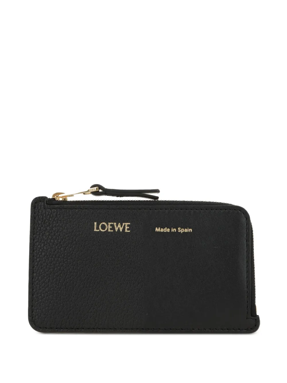 LOEWE grained-leather card holder - Nero