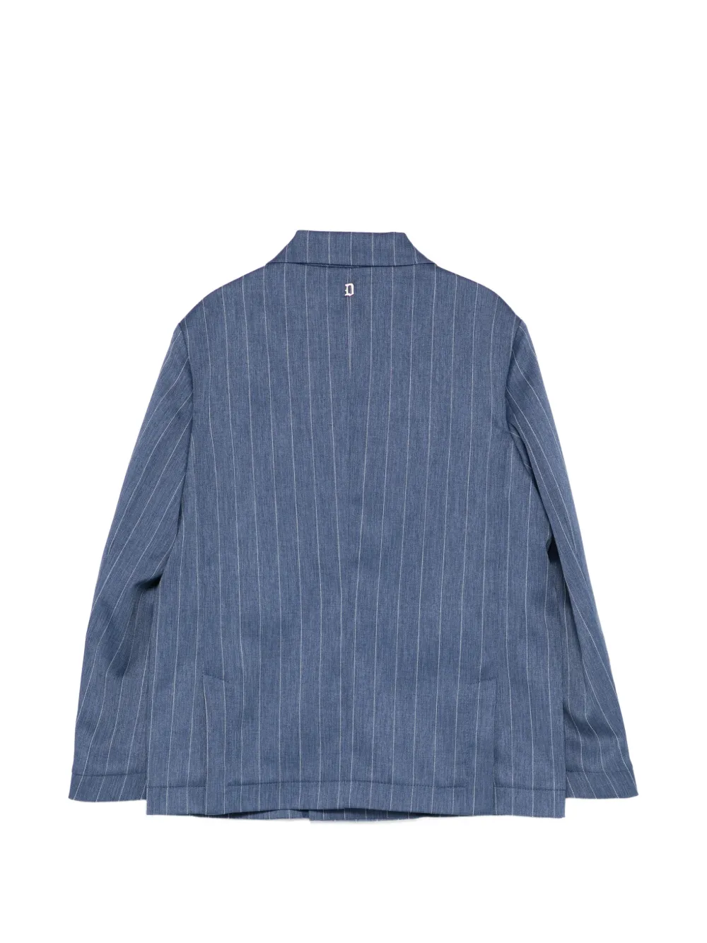  Dondup Kids Pinstripe Double-breasted Blazer - Blue 