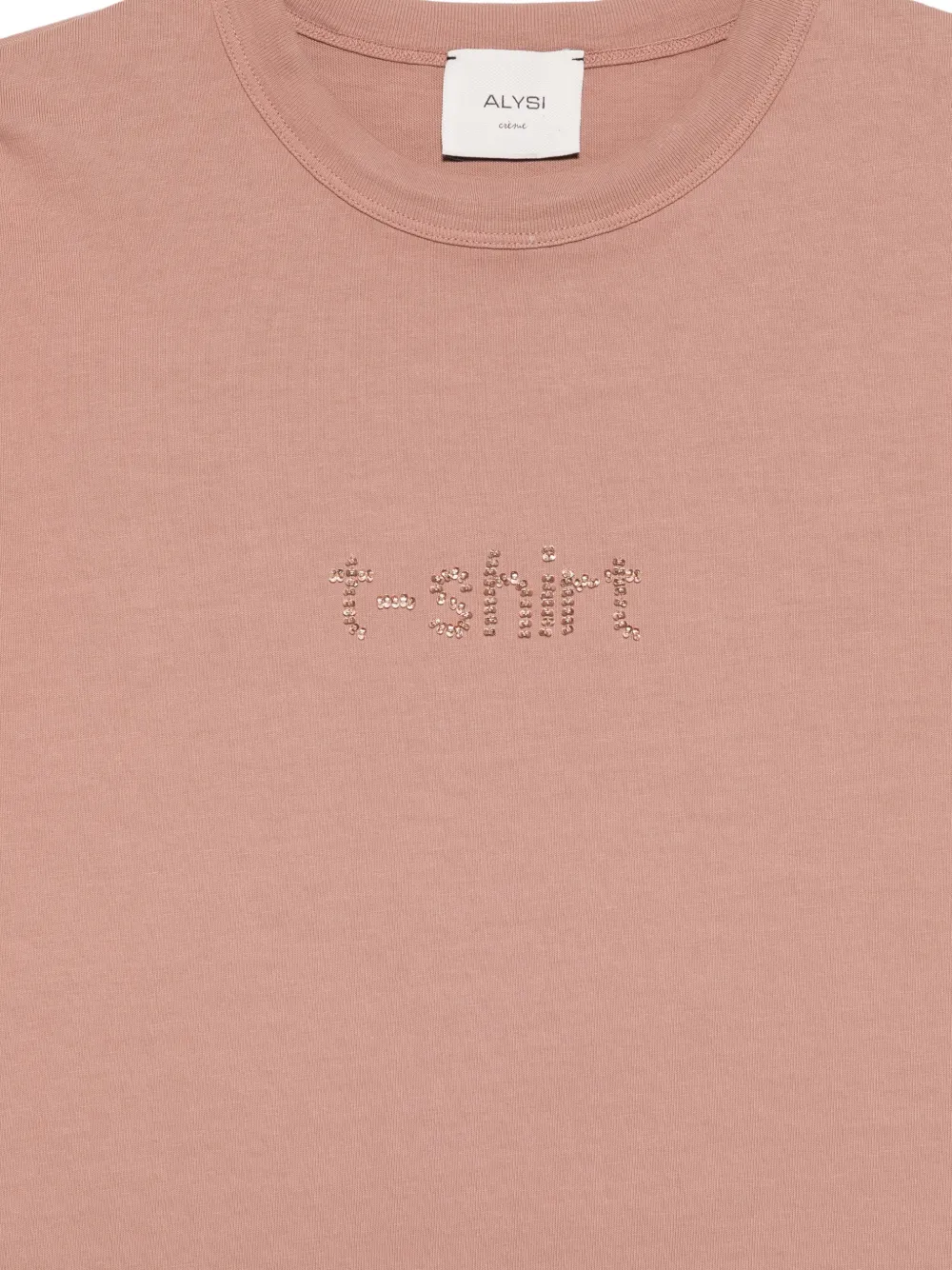  Alysi Embellished T-shirt - Pink 