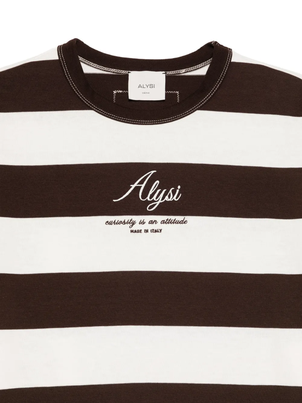  Alysi Striped T-shirt - White 