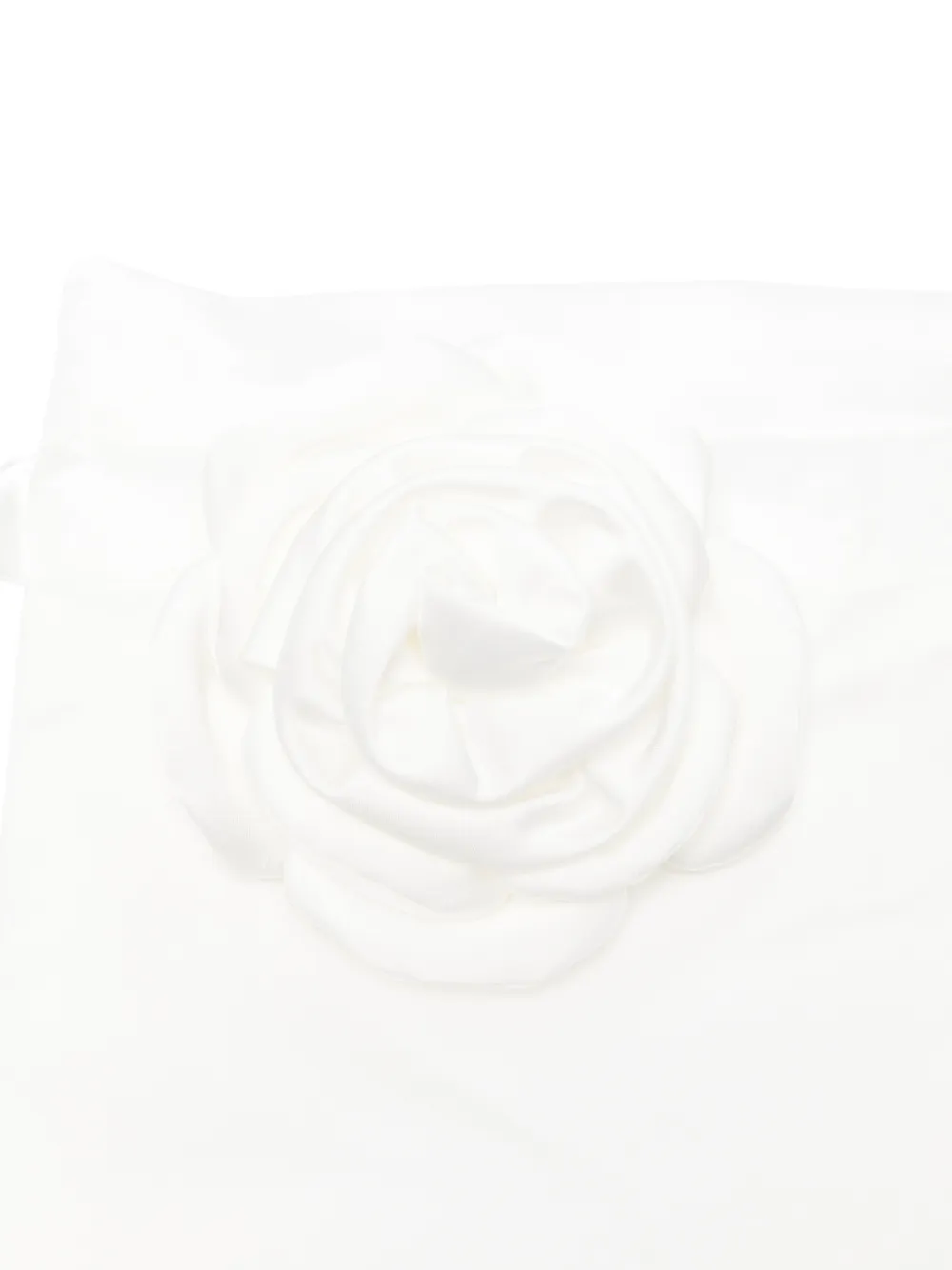 Colorichiari Tas met bloemenapplicatie Wit