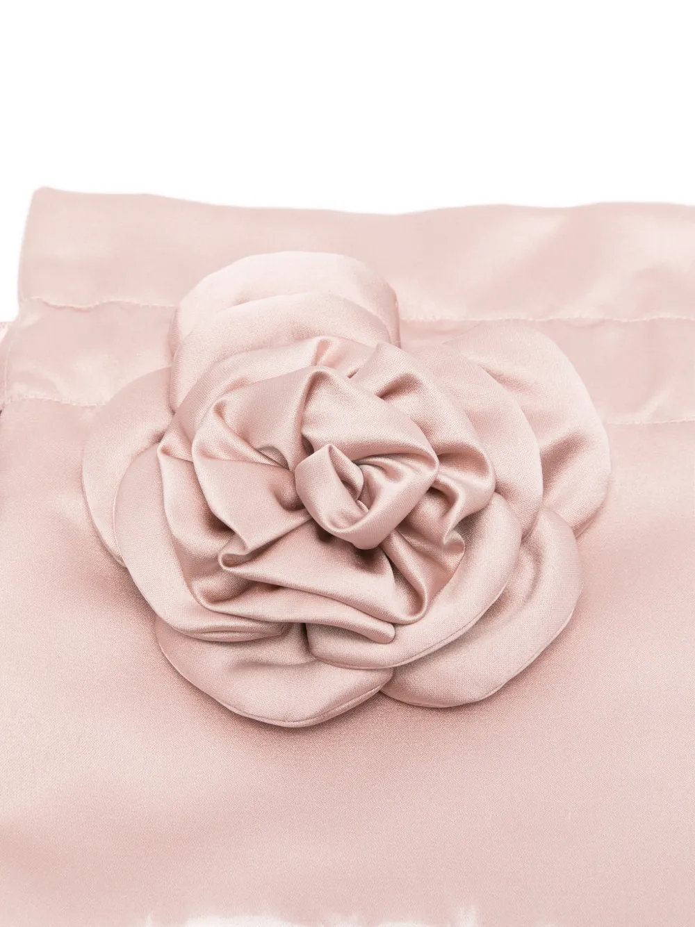Colorichiari Tas met bloemenapplicatie Roze