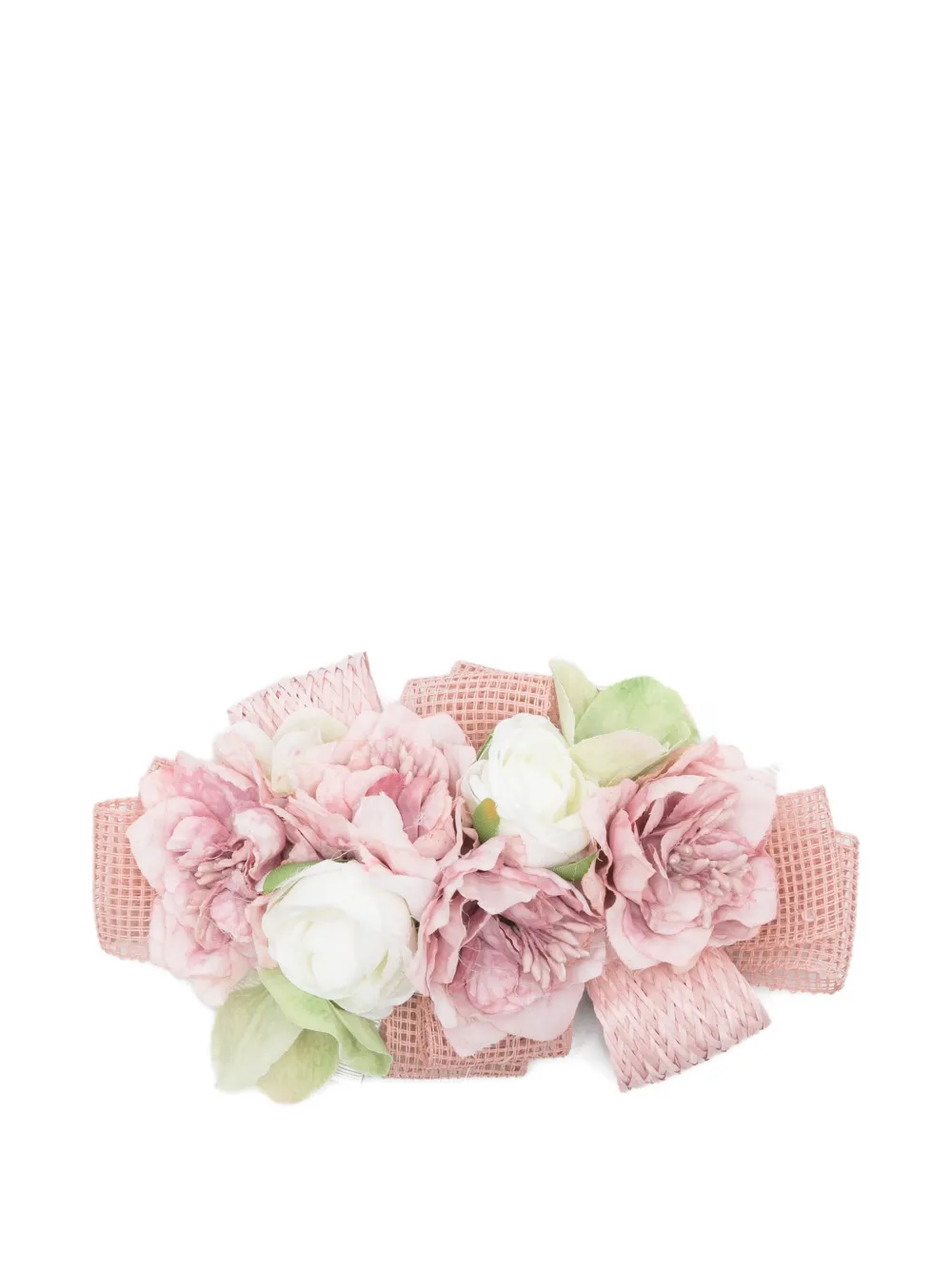 Colorichiari bow-detail hair clip - Rosa