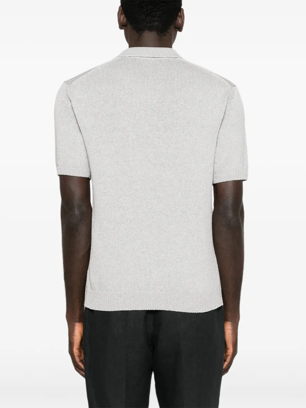 Eleventy Gebreid T-shirt Grijs