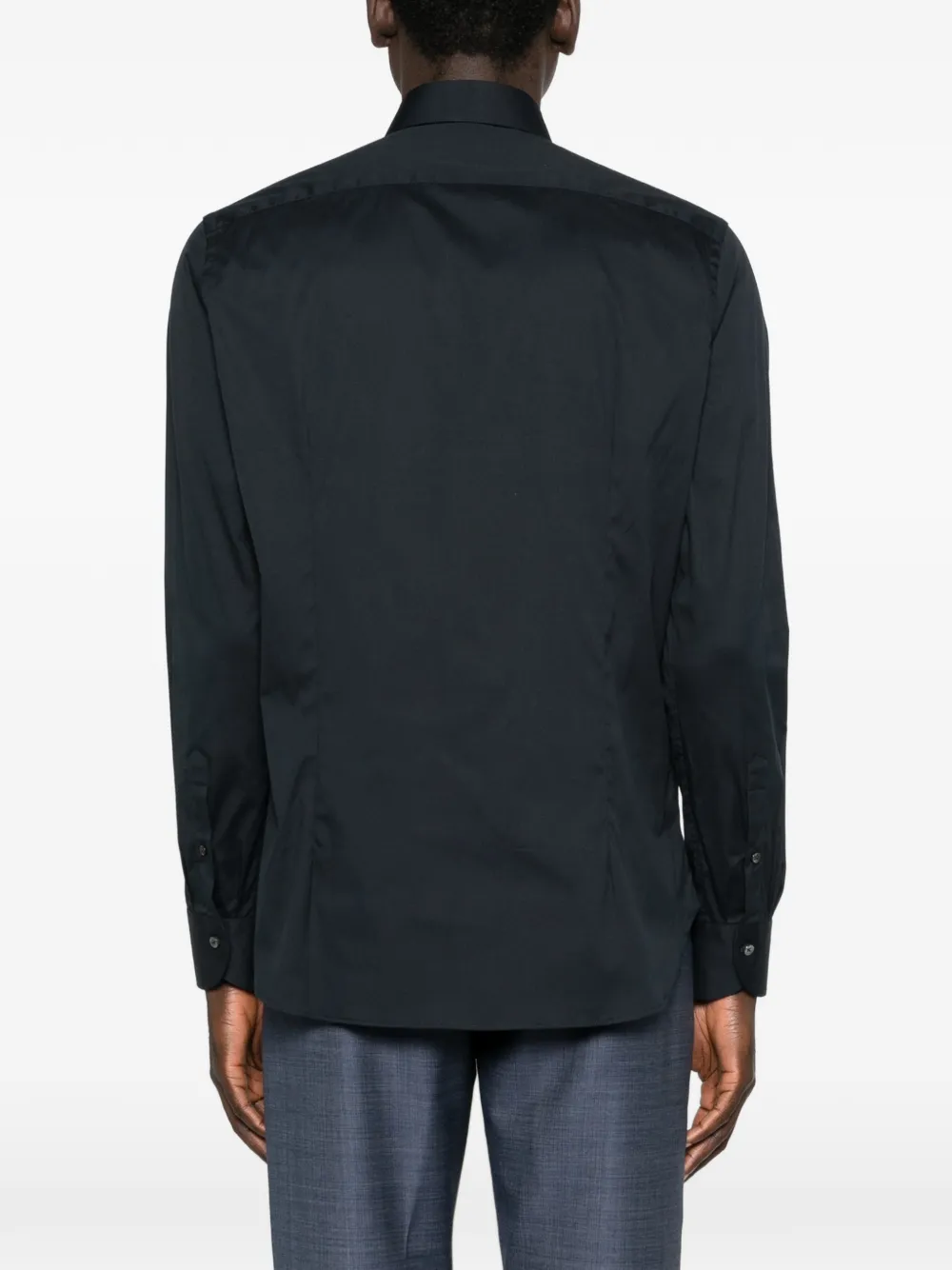 Canali Button-up overhemd Blauw
