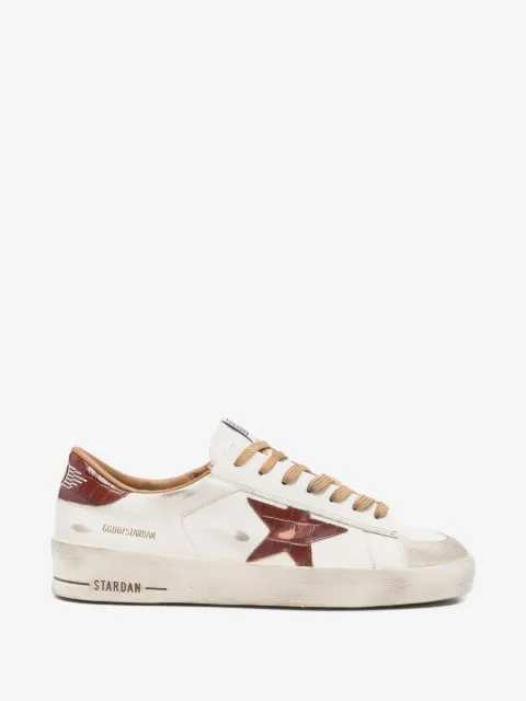 Golden Goose Stardan leather star-motif sneakers 