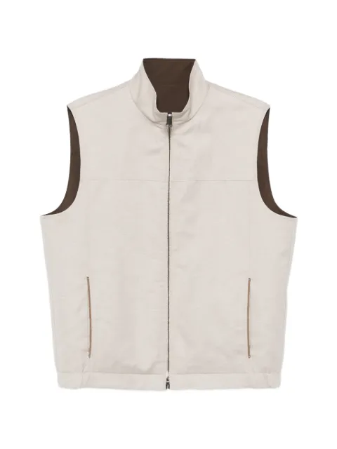 Canali gilet à fermeture zippée