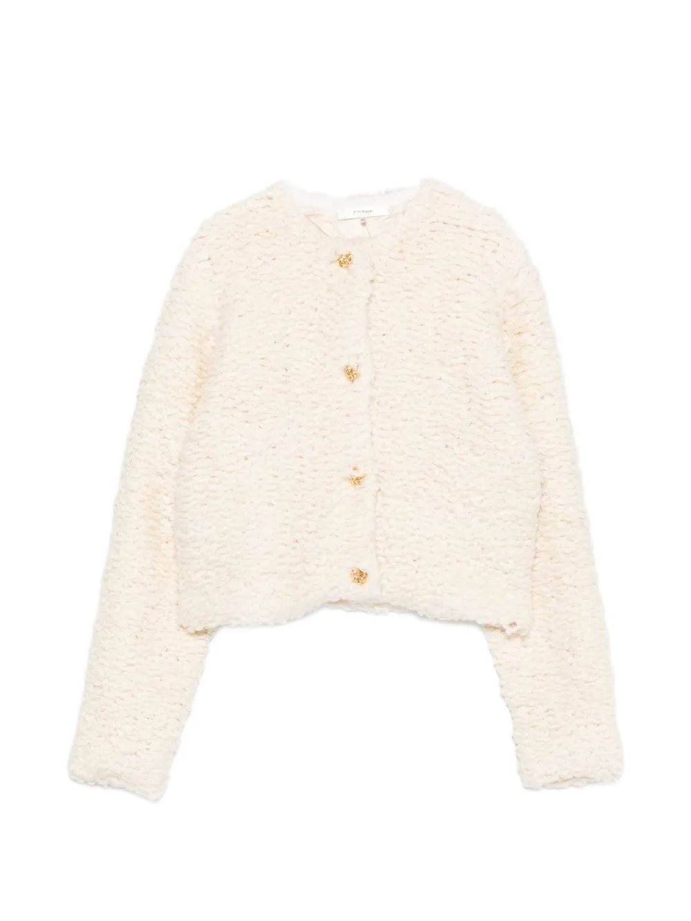 FRAME Geknöpfter The Shag Cardigan - Nude