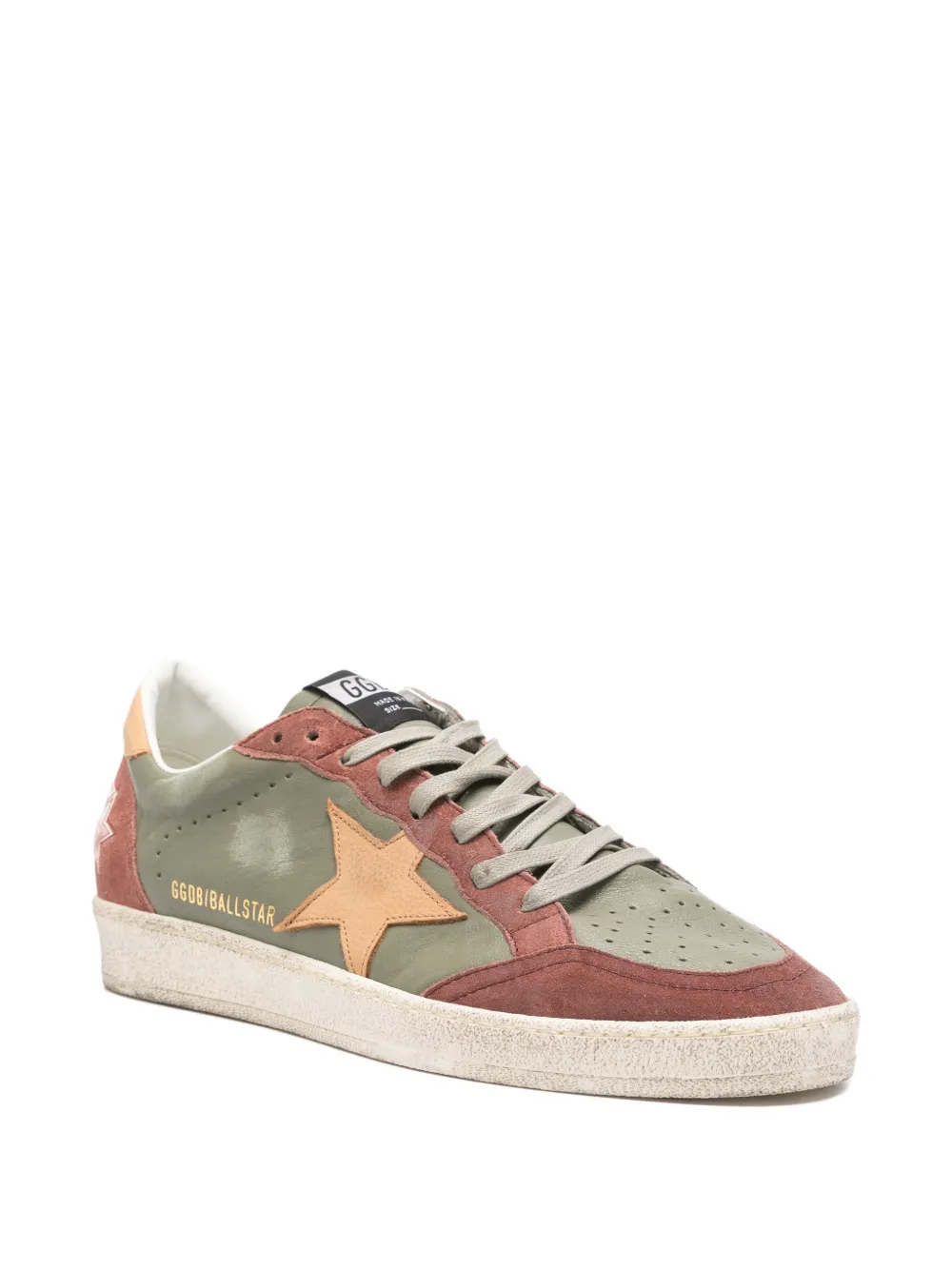 Golden Goose Ball Star leather sneakers Groen