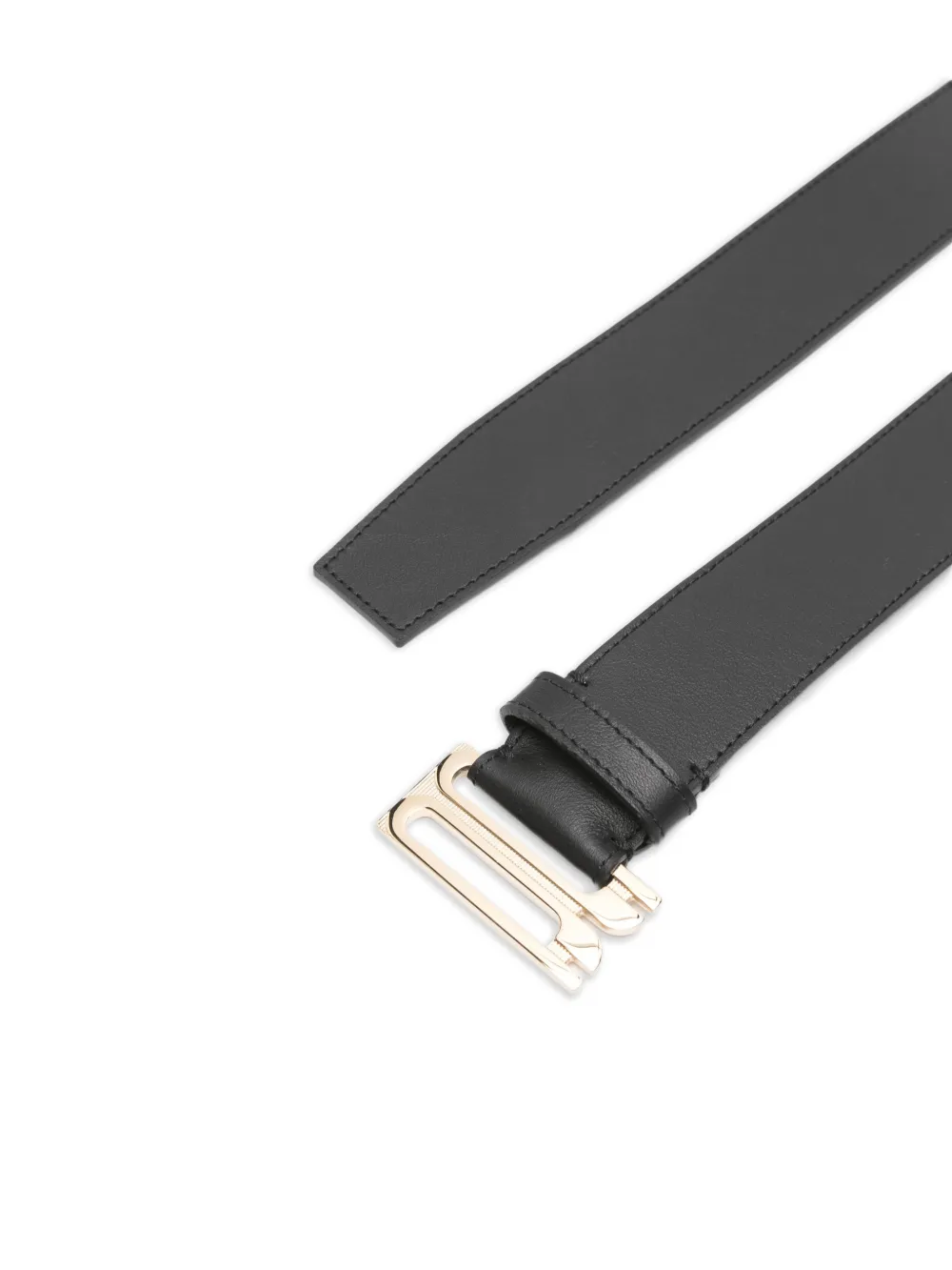  Victoria Beckham Gold-tone-buckle Belt - Black 