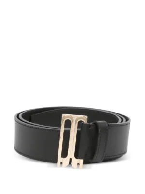 Victoria Beckham pin-buckle Suede Belt | Blue | FARFETCH display picture 2