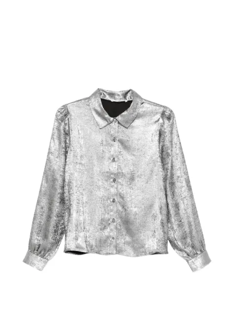FRAME shiny staple blouse