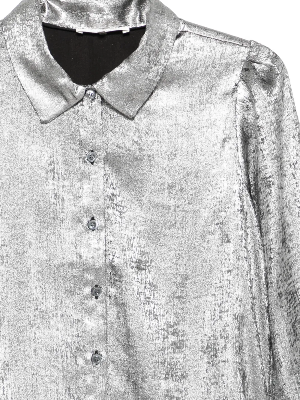  Frame Shiny Staple Blouse - Silver 