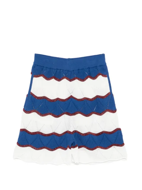 La DoubleJ  shorts con diseño color block