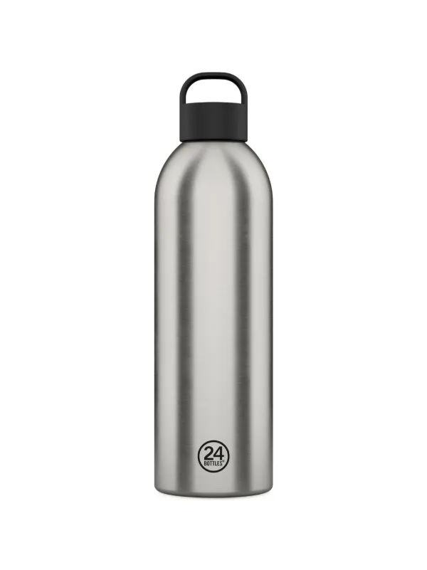 24bottles Clima ブラッシュドスチール ボトル 1500ml | シルバー