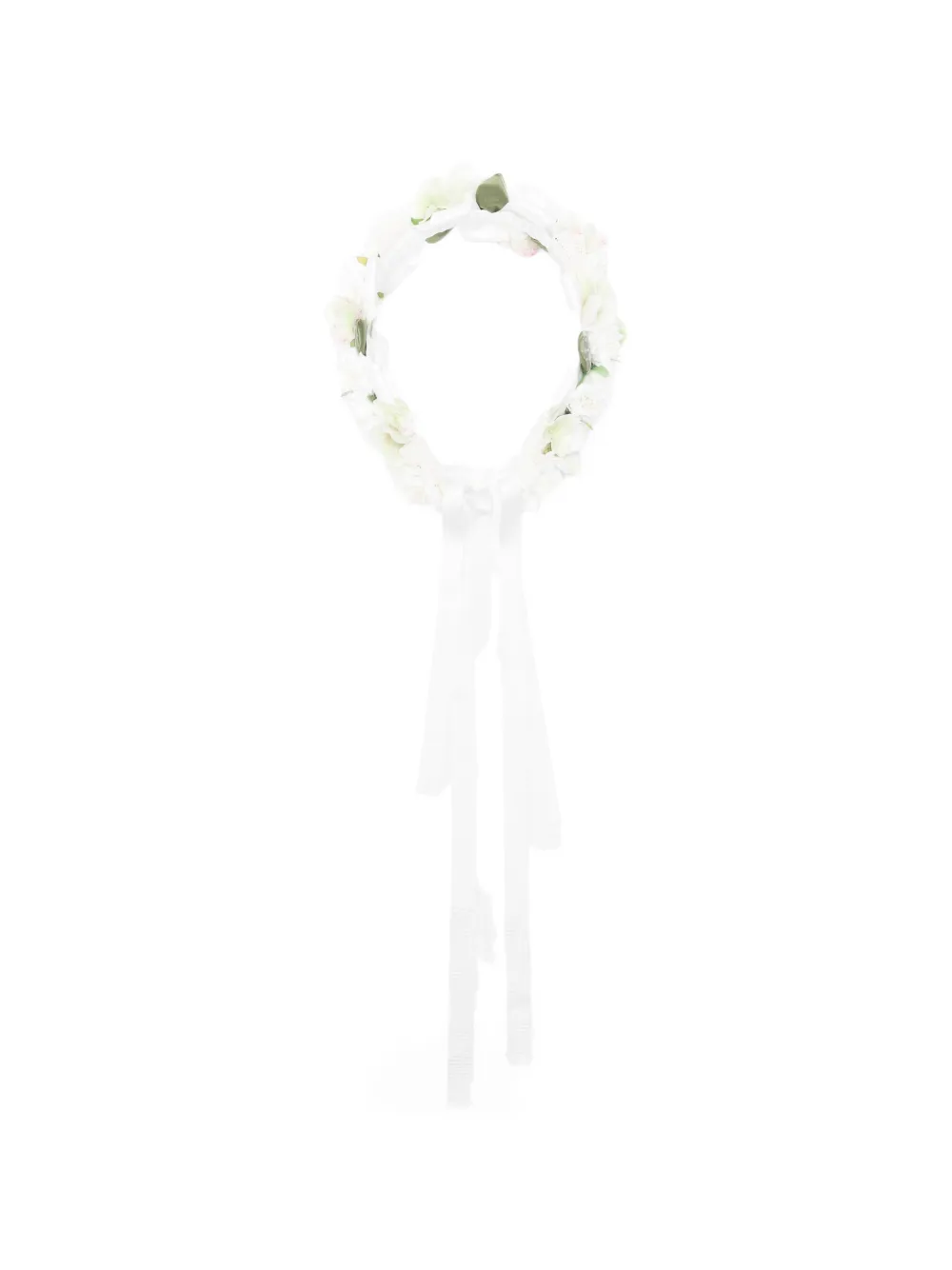 Colorichiari tie-fastening head band - Bianco