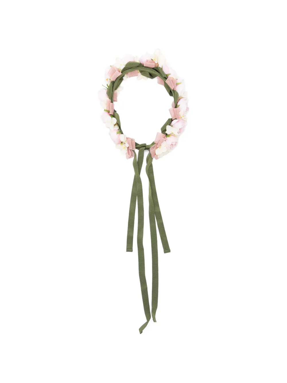 Colorichiari tie-fastening head band - Verde