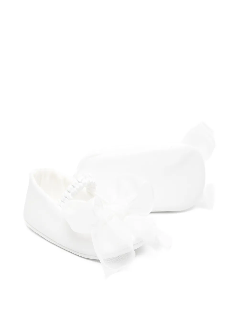 Colorichiari Ballerina's met strikdetail Wit