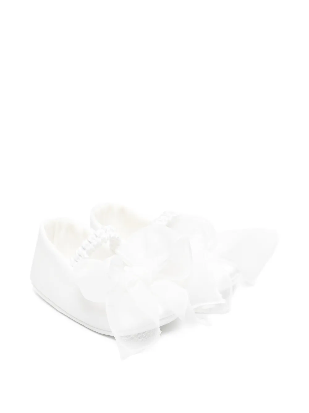 Colorichiari bow-detail ballerinas - Bianco
