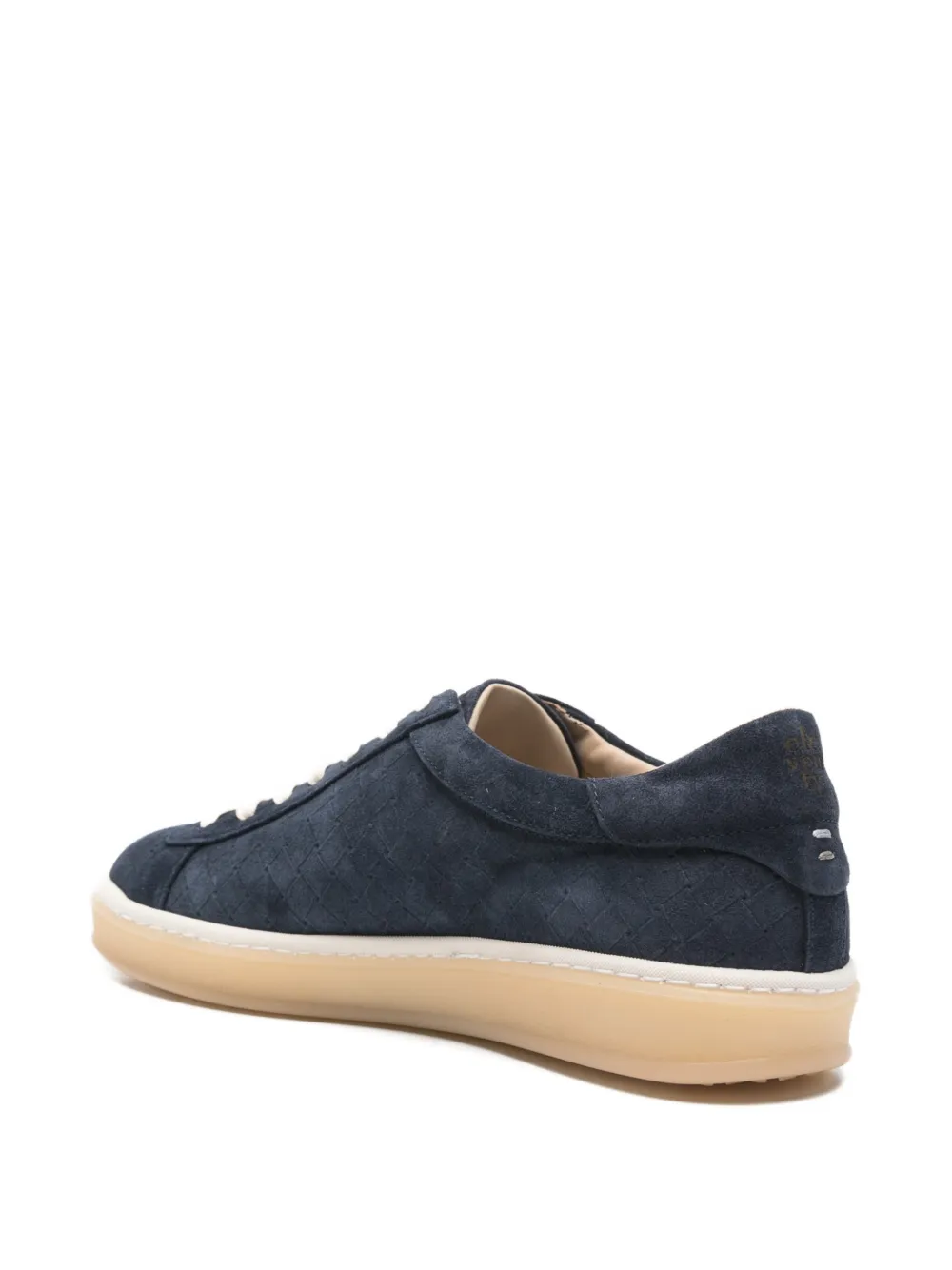 Eleventy Leren sneakers Blauw