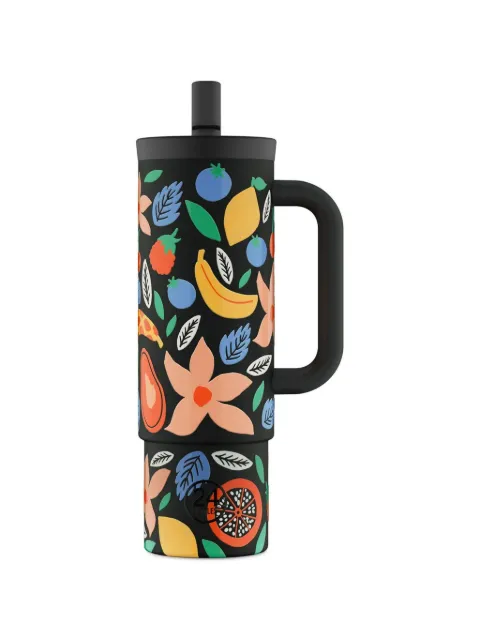 24bottles Tropical Noir straw cup (800ml)