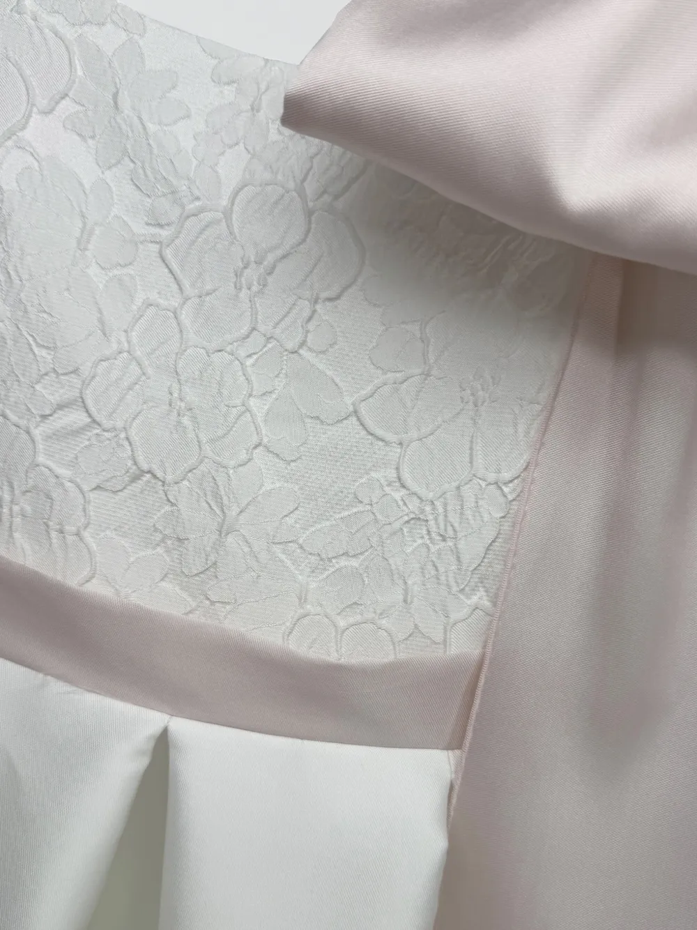 La Stupenderia Jurk met strikdetail Wit