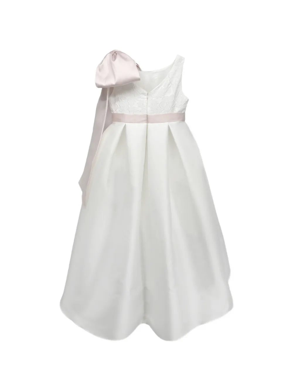 La Stupenderia Jurk met strikdetail Wit