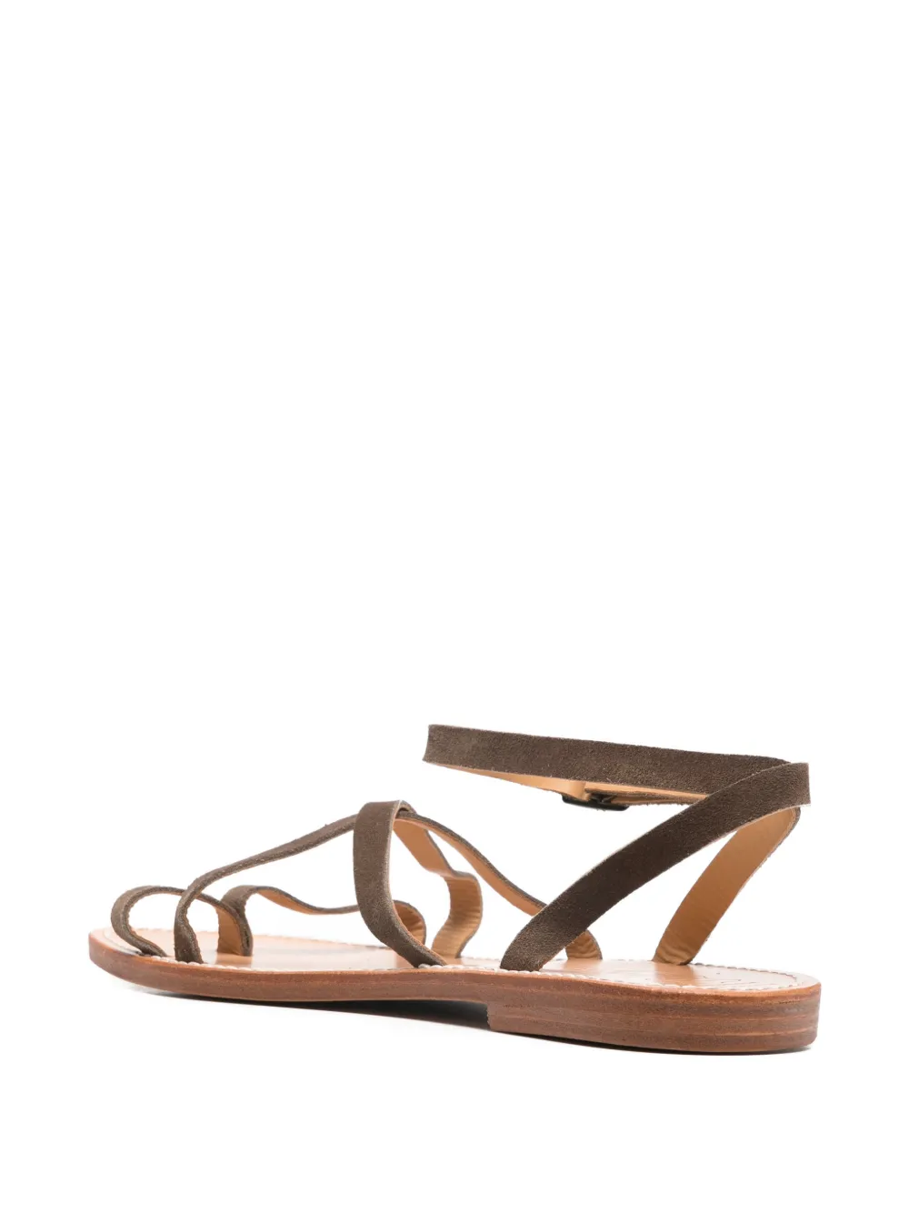 La Botte Gardiane Sauve sandalen met gesp Bruin