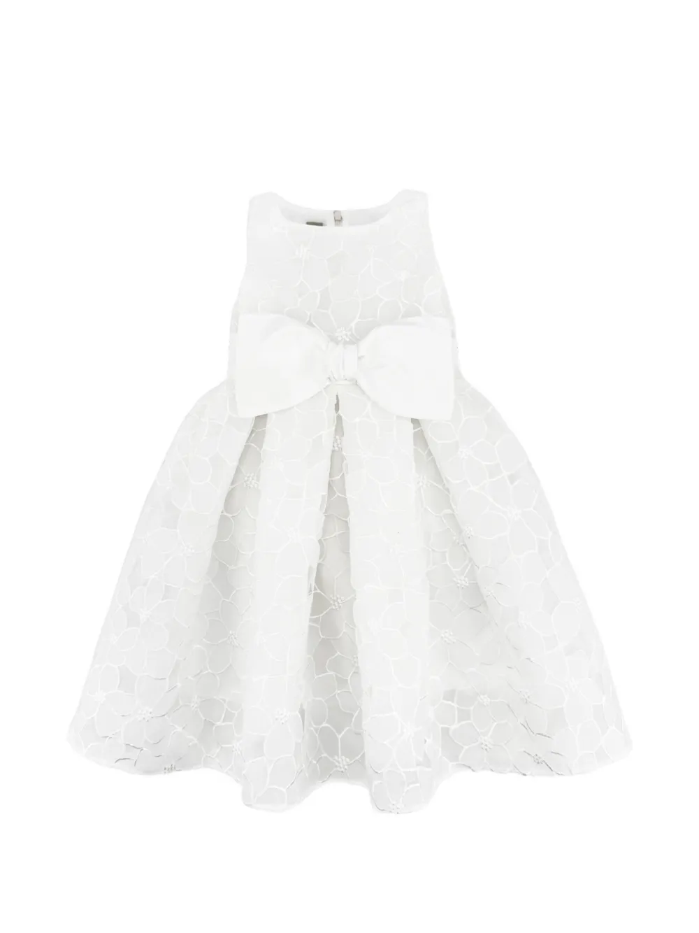 La Stupenderia Abito con ricamo - Bianco