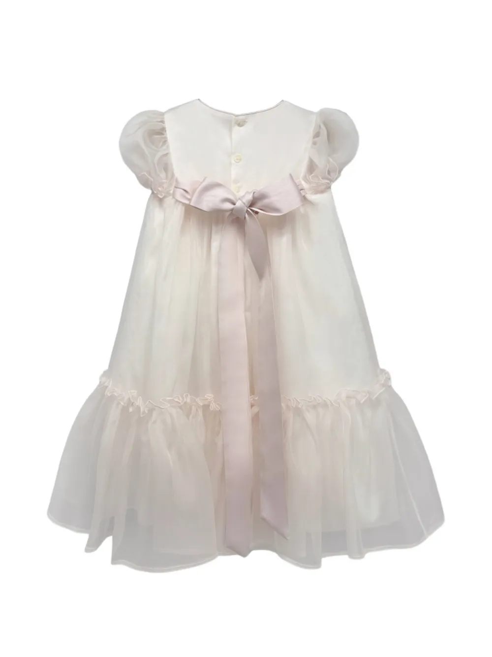  La Stupenderia Ruffled Dress - White 