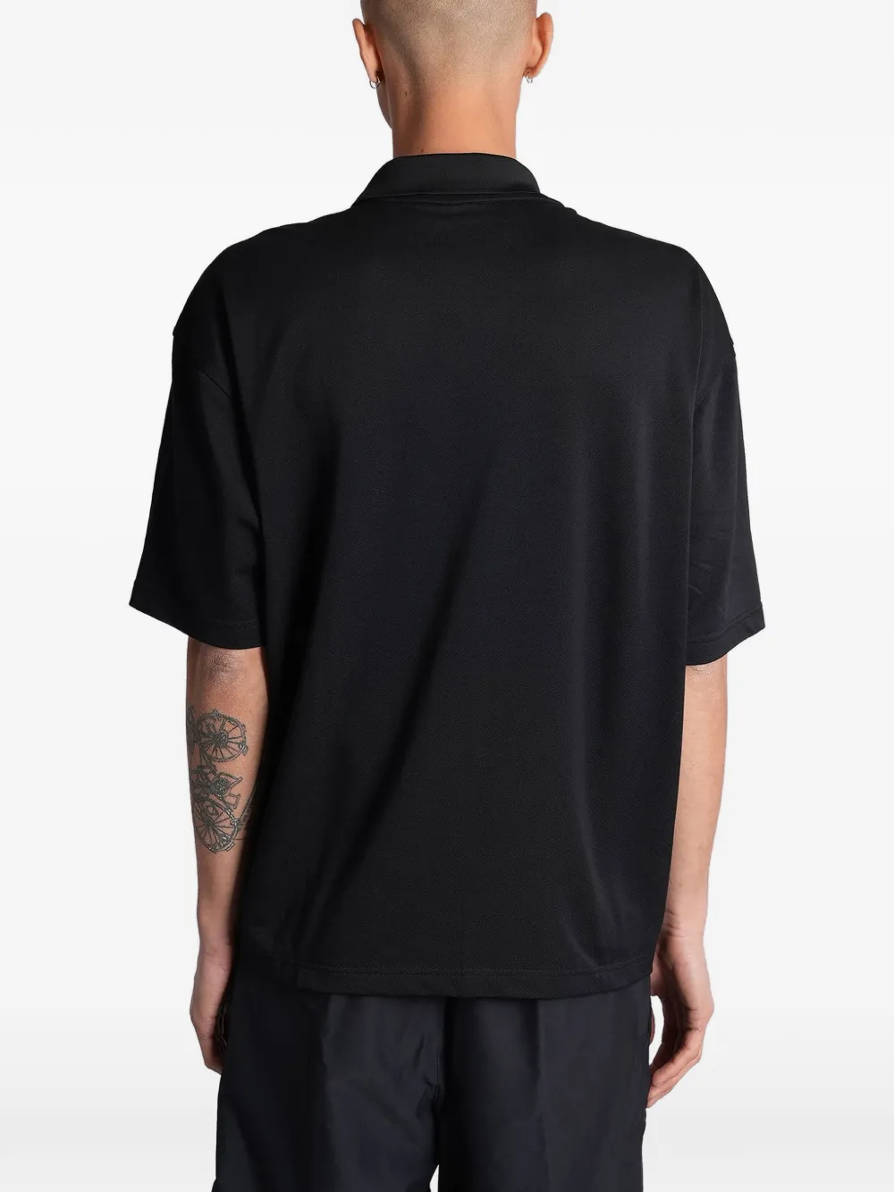 Nike Brooklyn poloshirt met borduurwerk Zwart