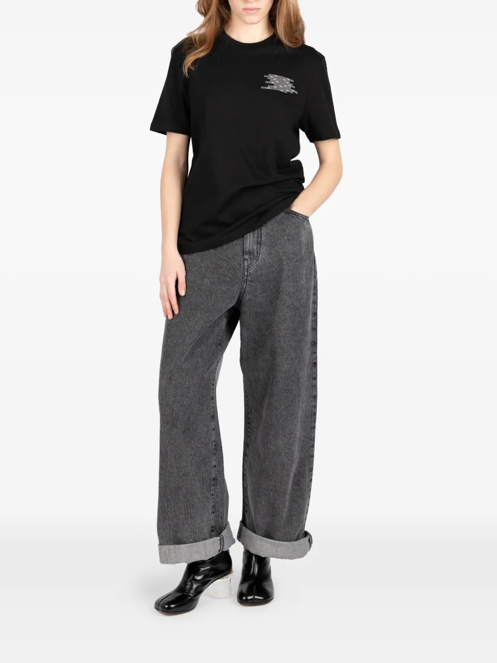 Société Anonyme Bin T-shirt Zwart