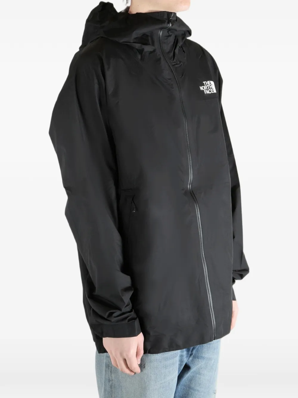 The North Face Jack met capuchon en ritssluiting Zwart