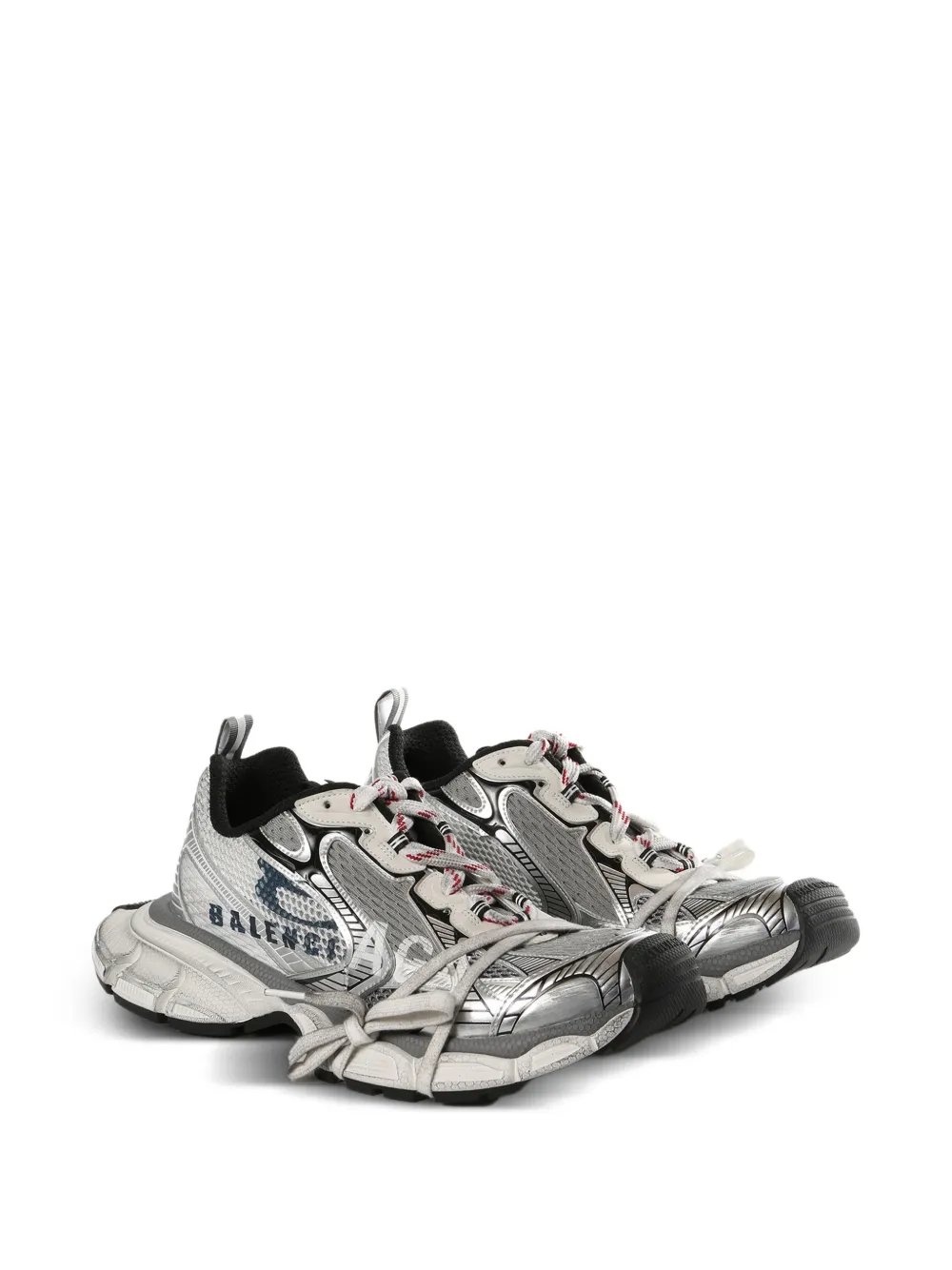 Balenciaga 3XL Split Logo sneakers Wit