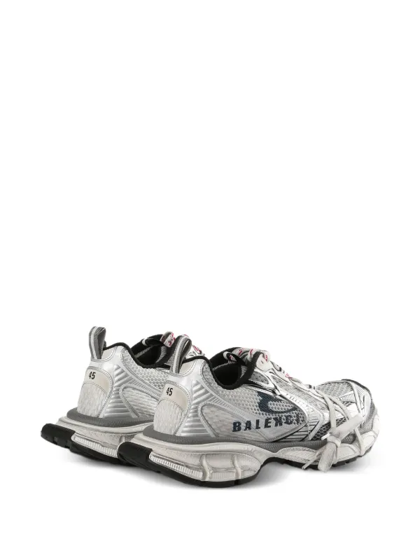Balenciaga 3XL Split ロゴ スニーカー | ホワイト | FARFETCH JP