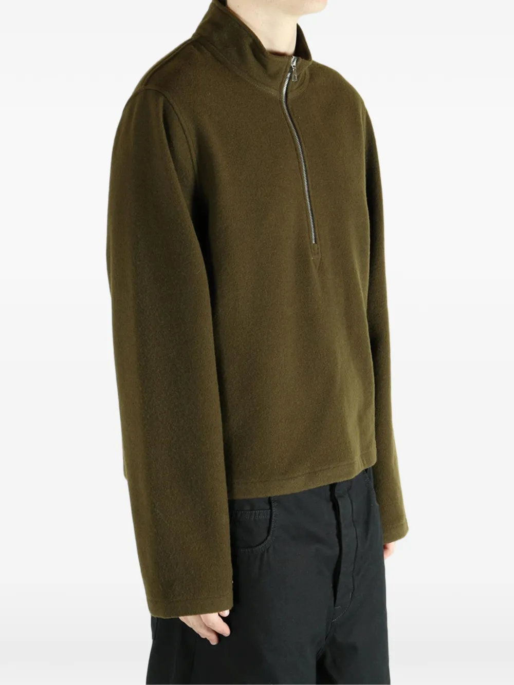 Half-Zip Fleece Sweatshirt