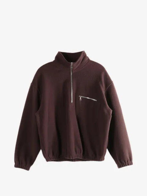 Rier half-zip fleece sweatshirt