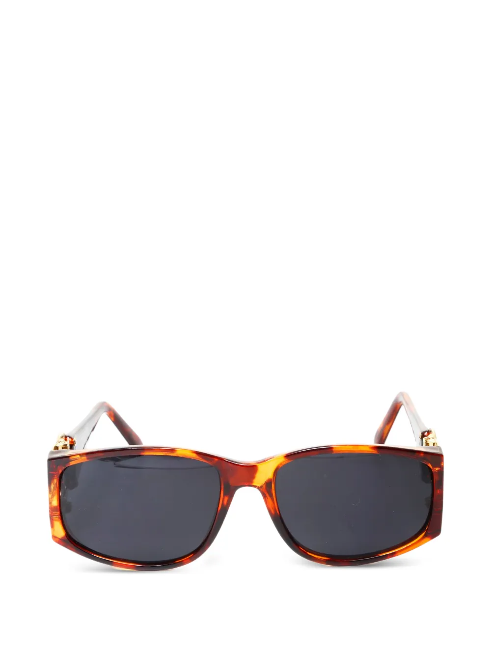 CHANEL Pre-Owned 2000s cc-mark sunglasses - Marrone