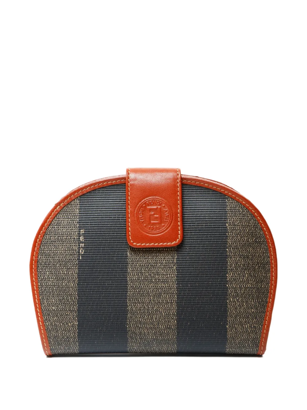 Fendi Pre-Owned 1990s-2000s striped wallet - Marrone